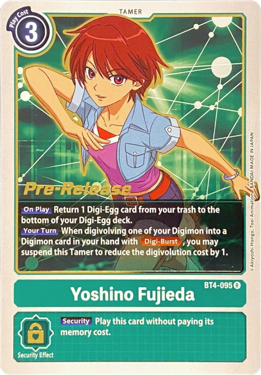 Yoshino Fujieda [BT4-095] [Great Legend Pre-Release Promos] - Just $0.15! Shop now at Retro Gaming of Denver