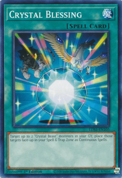 Crystal Blessing [LDS1-EN105] Common - for just $0.10! 