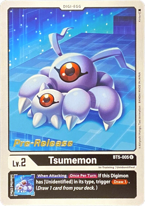 Tsumemon [BT5-005] [Battle of Omni Pre-Release Promos] - Just $7! Shop now at Retro Gaming of Denver