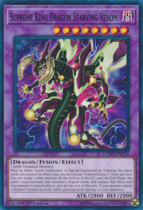 Supreme King Dragon Starving Venom [LEDD-ENC26] Common - for just $0.20! 