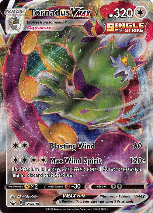 Tornadus VMAX (125/198) [Sword & Shield: Chilling Reign] - for just $0.60! 