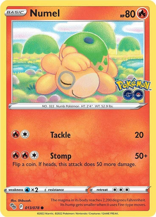 Numel (013/078) [Pokémon GO] - for just $0.10! 