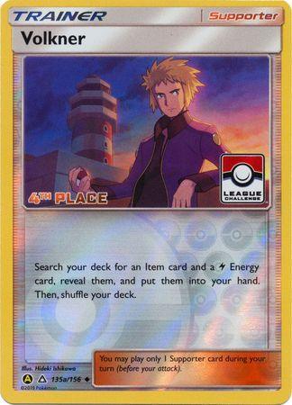 Volkner (135a/156) (League Challenge 4th Place) [Sun & Moon: Ultra Prism] - for just $0.70! 