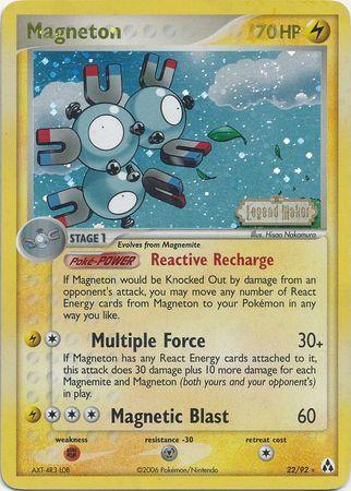 Magneton (22/92) (Stamped) [EX: Legend Maker] - for just $12.80! 