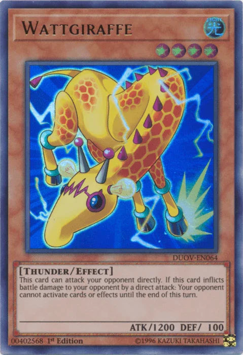 Wattgiraffe [DUOV-EN064] Ultra Rare - for just $0.10! 