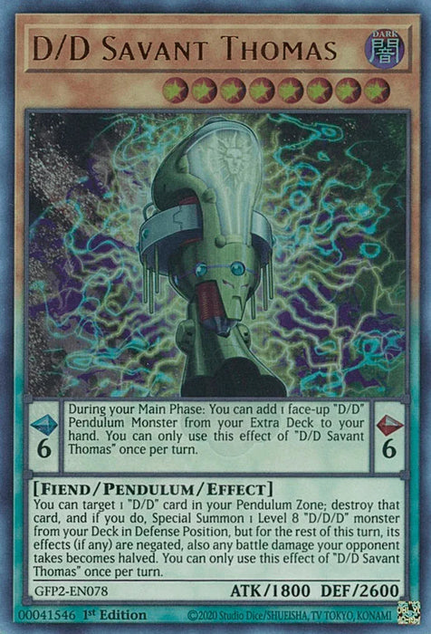 D/D Savant Thomas [GFP2-EN078] Ultra Rare - for just $0.10! 