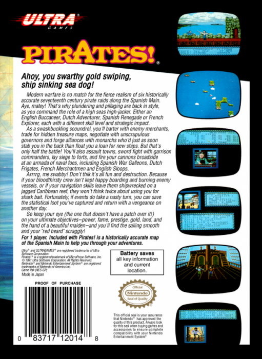 Pirates – Nintendo Entertainment System (NES) - for just $32.99! 