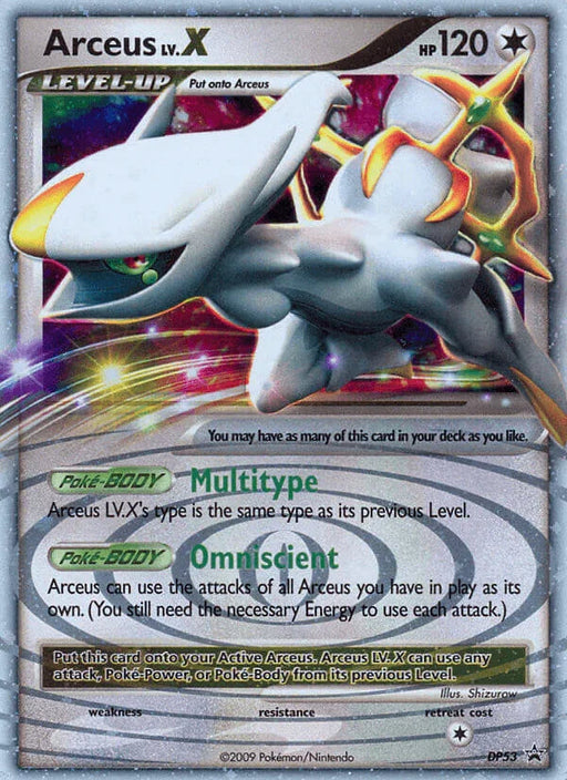 Arceus Lv.X (DP53) [Diamond & Pearl: Black Star Promos] - for just $16.30! 