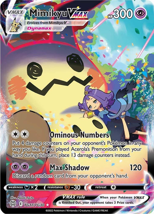 Mimikyu VMAX (TG17/TG30) [Sword & Shield: Brilliant Stars] - for just $31! 