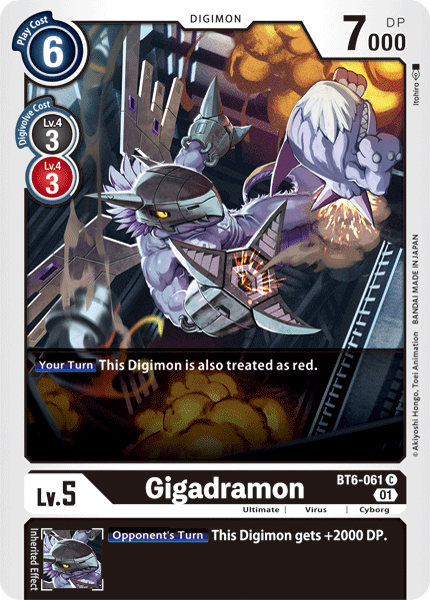 Gigadramon [BT6-061] [Double Diamond] - Just $0.09! Shop now at Retro Gaming of Denver