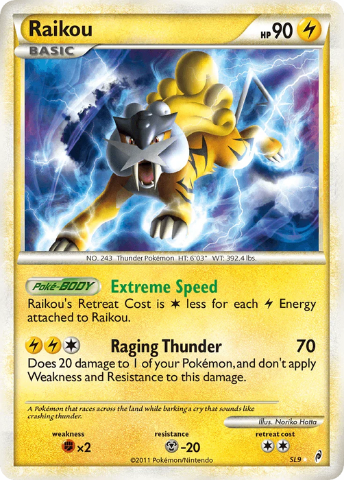 Raikou (SL9) [HeartGold & SoulSilver: Call of Legends] - for just $68! 