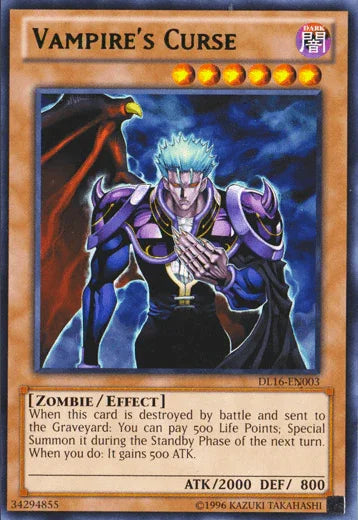 Vampire's Curse (Green) [DL16-EN003] Rare - for just $0.30! 