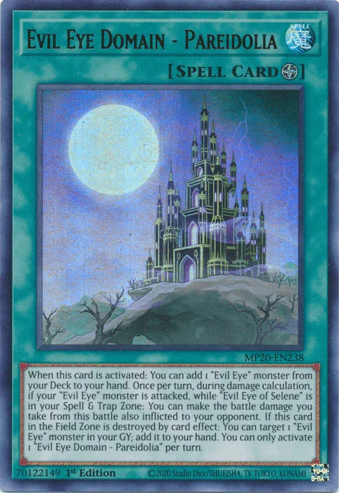 Evil Eye Domain - Pareidolia [MP20-EN238] Ultra Rare - for just $0.10! 
