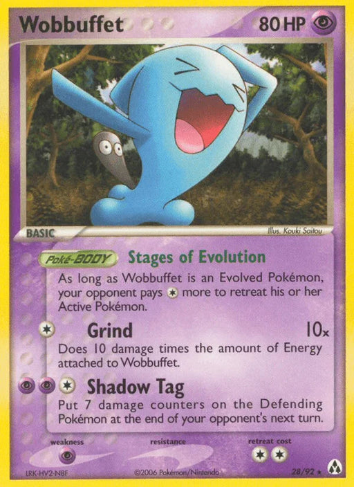 Wobbuffet (28/92) [EX: Legend Maker] - for just $1.30! 
