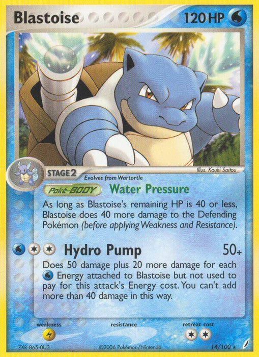 Blastoise (14/100) (Theme Deck Exclusive) [EX: Crystal Guardians] - for just $16.15! 