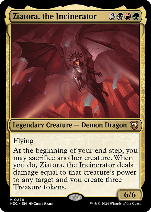 Ziatora, the Incinerator (M3C-279) - Modern Horizons 3 Commander - for just $0.14! 