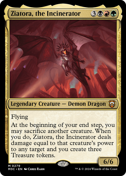 Ziatora, the Incinerator (M3C-279) - Modern Horizons 3 Commander - for just $0.14! 