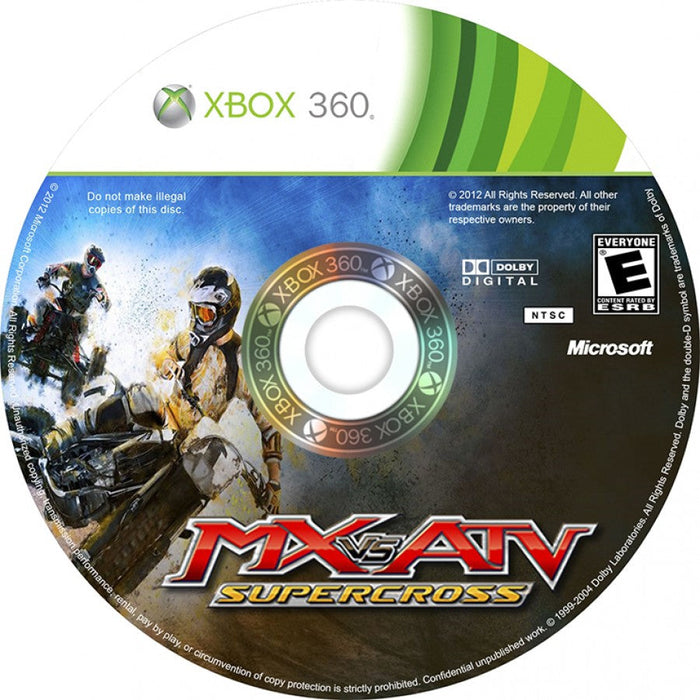 MX vs. ATV: Supercross – Xbox 360 (X360) - for just $9.99! 
