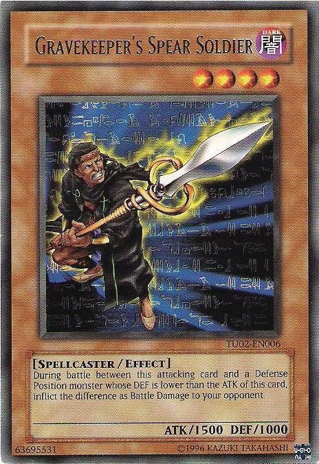 Gravekeeper's Spear Soldier [TU02-EN006] Rare - for just $0.30! 