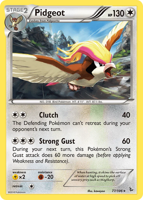 Pidgeot (77/106) [XY: Flashfire] - for just $0.45! 