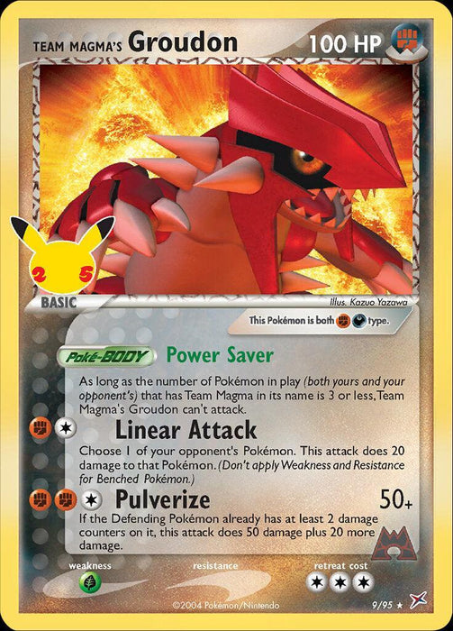 Team Magma's Groudon (9/95) [Celebrations: 25th Anniversary - Classic Collection] - for just $0.80! 