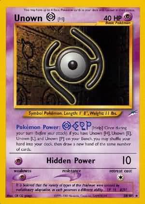 Unown [H] (28/105) [Neo Destiny Unlimited] - for just $8.80! 