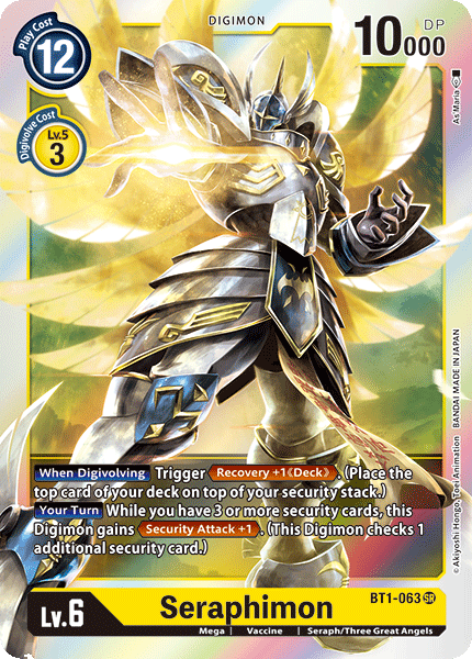 Seraphimon [BT1-063] [Release Special Booster Ver.1.0] - Just $0.09! Shop now at Retro Gaming of Denver