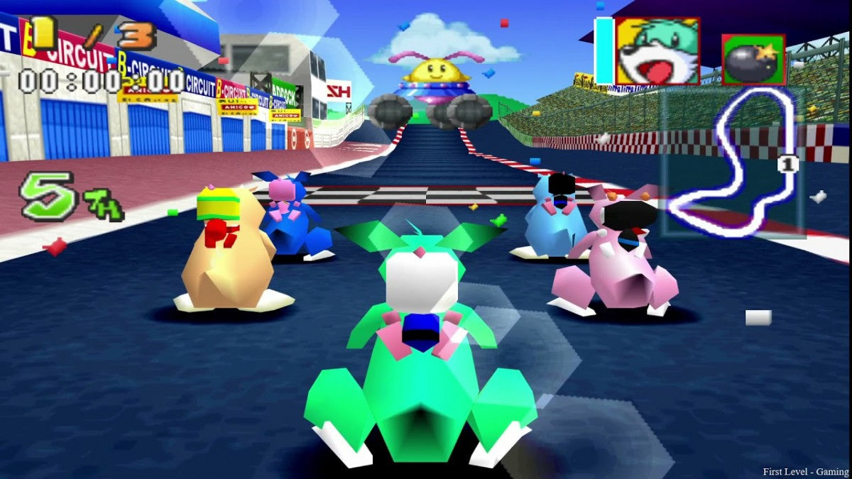 Bomberman: Fantasy Race – PlayStation 1 (PS1) - for just $0! 