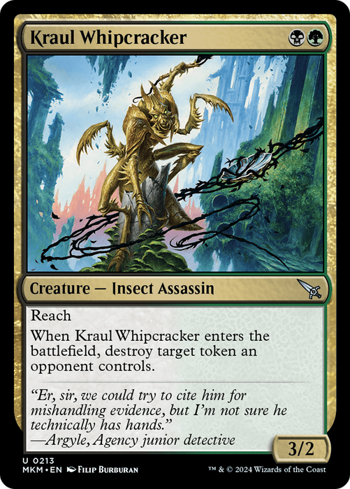 Kraul Whipcracker (MKM-213) - Murders at Karlov Manor - for just $0.01! 