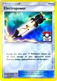 Electropower (172/214) (League Promo) [Sun & Moon: Lost Thunder] - for just $0.25! 