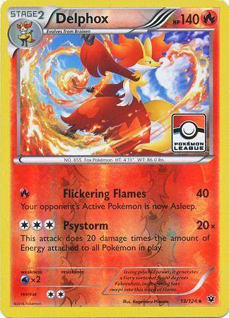 Delphox (13/124) (League Promo) [XY: Fates Collide] - for just $0.80! 