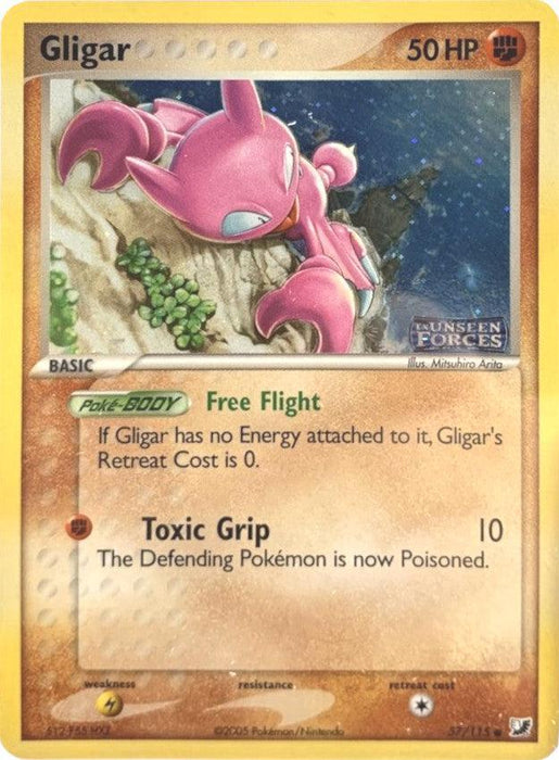 Gligar (57/115) (Stamped) [EX: Unseen Forces] - for just $8.60! 