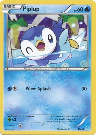 Piplup (16/30) [XY: Trainer Kit 3 - Suicune] - for just $0.55! 