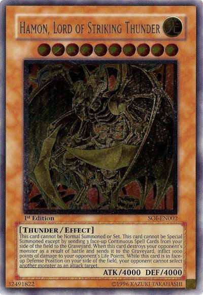 Hamon, Lord of Striking Thunder (UTR) [SOI-EN002] Ultimate Rare - for just $14.80! 