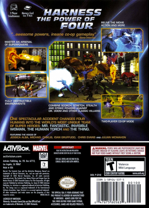 Fantastic 4 – GameCube (GC) - for just $11.99! 