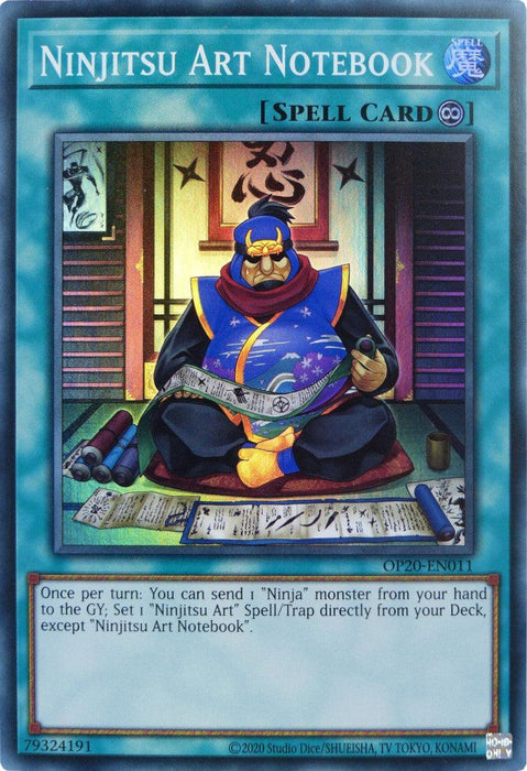 Ninjitsu Art Notebook [OP20-EN011] Super Rare - for just $0.10! 