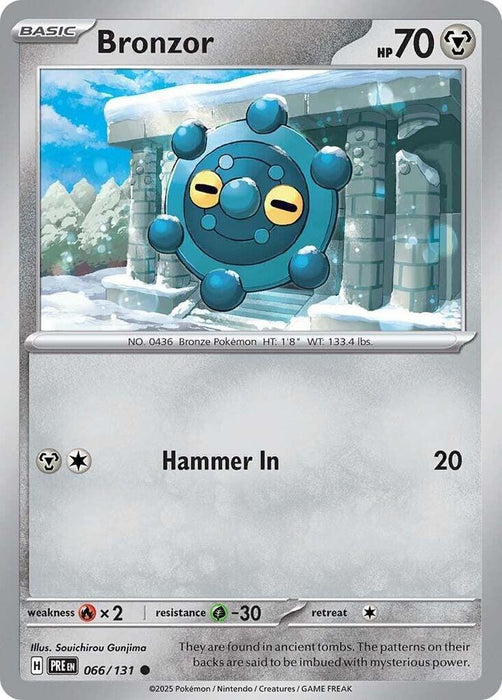 Bronzor (066/131) [Scarlet & Violet: Prismatic Evolutions] - for just $0.10! 