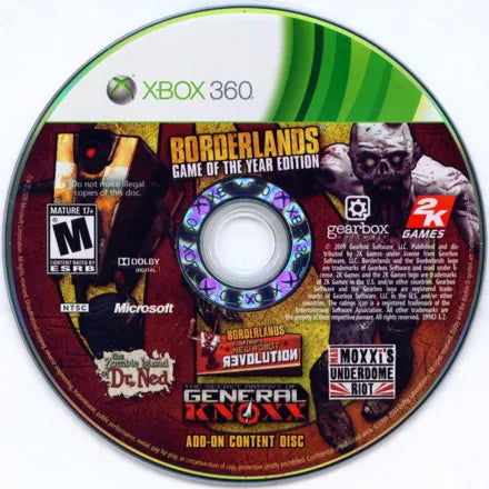 Borderlands [Game of the Year] – Xbox 360 (X360) - for just $7.99! 