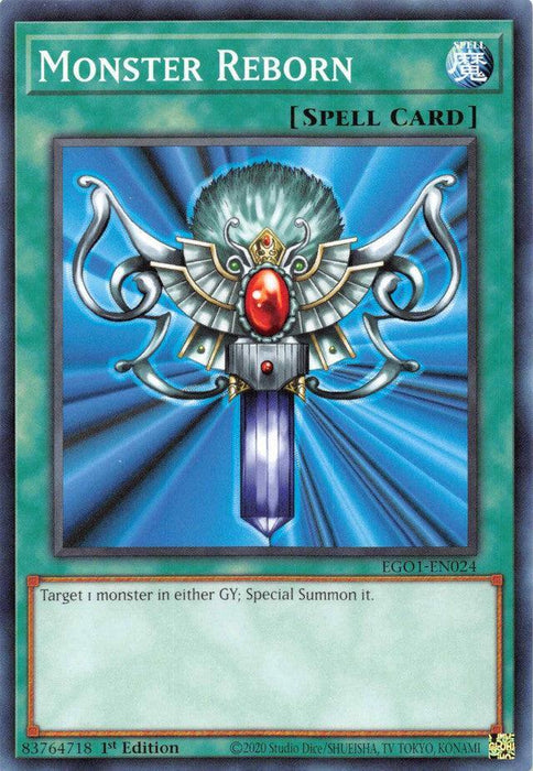 Monster Reborn [EGO1-EN024] Common - for just $0.30! 