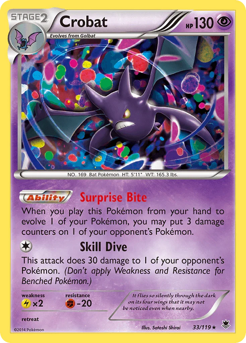 Crobat (33/119) [XY: Phantom Forces] - for just $0.25! 