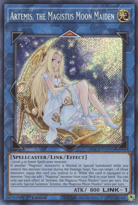 Artemis, the Magistus Moon Maiden [BLCR-EN095] Secret Rare - for just $0.20! 