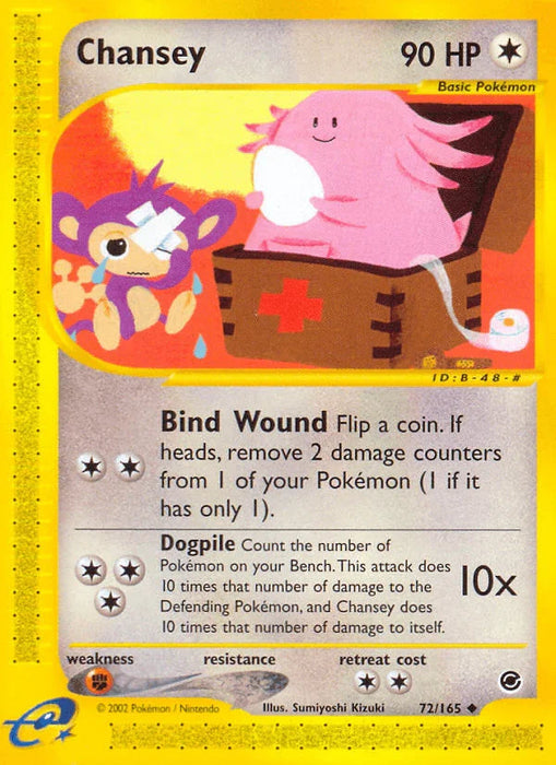 Chansey (72/165) [Expedition: Base Set] - for just $3.15! 