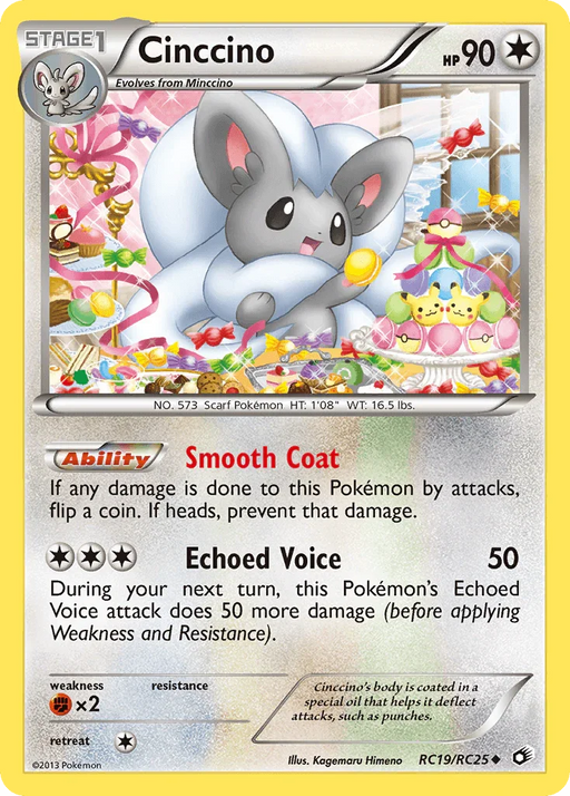 Cinccino (RC19/RC25) [Black & White: Legendary Treasures] - for just $5.10! 