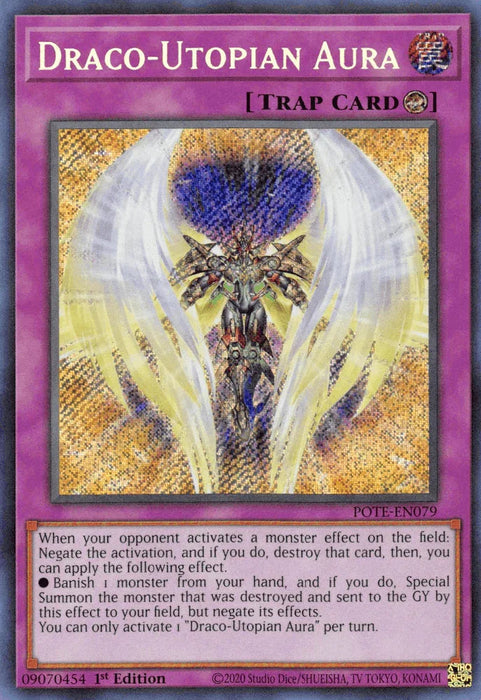 Draco-Utopian Aura [POTE-EN079] Secret Rare - for just $0.30! 
