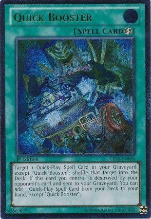 Quick Booster [CBLZ-EN065] Ultimate Rare - for just $0.80! 