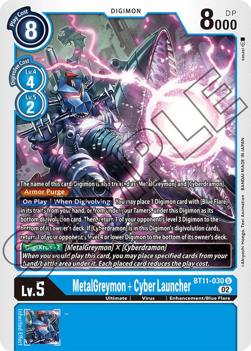 MetalGreymon + Cyber Launcher [BT11-030] [Dimensional Phase] - Just $0.09! Shop now at Retro Gaming of Denver