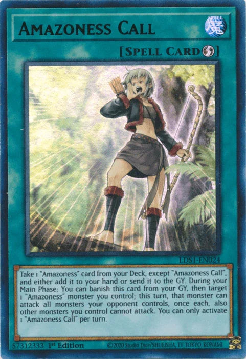 Amazoness Call (Green) [LDS1-EN024] Ultra Rare - for just $0.10! 