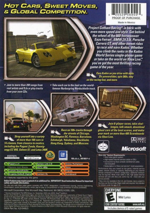 Project Gotham Racing 2 [Platinum Hits] – Xbox (XBOX) - for just $5.99! 