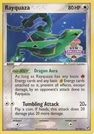 Rayquaza (22/107) (Gym Challenge Promo) [EX: Deoxys] - for just $40! 