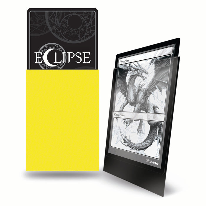 Ultra PRO: Standard 100ct Sleeves - Eclipse Matte (Lemon Yellow) - Just $0! Shop now at Retro Gaming of Denver